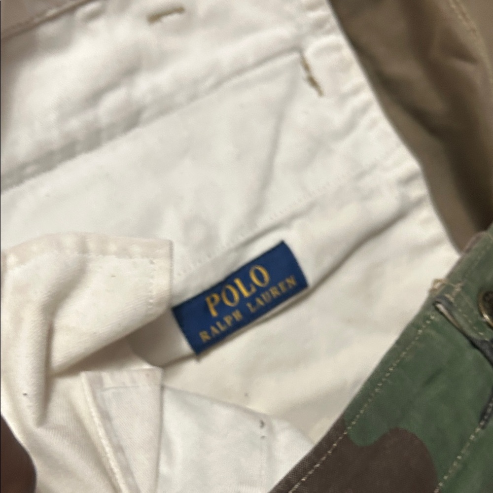 Polo Ralph Lauren Men's Straight Jeans - White and Green